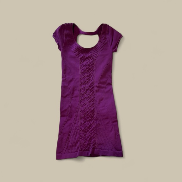 BEBE purple dress bodycon - Picture 1 of 3